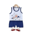 thumbnail image 1 of 12M 55Lotus ColorSummer Cute Cartoon 2pcs Niños Bebé Niños Niñas Chaleco de dibujos animados Top Shorts Pantalones Conjunto Ropa Niños Pijamas Niñas Ropa Conjuntos esquí esquí Gafas de esquí, 1 of 4