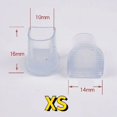 thumbnail image 1 of Non-slip Silicone High Heel Protector Covers High Heels Protective Stoppers Wearable Silence Heel Cover Shockproof Accessory transparent XS 4PCS, 1 of 6