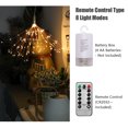 thumbnail image 2 of TFixol 120 LEDs Firework Lights Hanging Decorative Light Christmas Remote Control Battery Operated 8 Light Modes Warm White Indoor & Outdoor Starburst LED Lights for Bedroom Parties Wedding Street Yar, 2 of 5