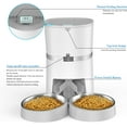 WellToBe Automatic Cat Feeder, Pet Food Feeder for Cat & Small Dog with