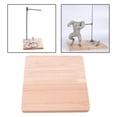 thumbnail image 3 of Sculpture Hand-Made Carving Support Art Crafts Tool Carved Base 19x19x1.8cm, 3 of 8