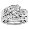 thumbnail image 3 of Jacenvly 2024 New Rings For Women 3-In-1 Fashion Lady Zirconia Set Accessories Engagement Gifts For Her Rose Gold, 3 of 5