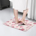 thumbnail image 4 of Pioneer Flower Floral Print Flannel Non Slip Door Rugs,Washable Door Mats Indoor,Decorative Door Mats,Dirt-Resistant and Absorbent Doormat for Entrance,Bedroom,Kitchen,Bathroom,23.5"x16", 4 of 5