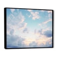 thumbnail image 2 of Designart "White Sky Pure gracefulness I" Landscapes Floater Framed Canvas Print, 2 of 7
