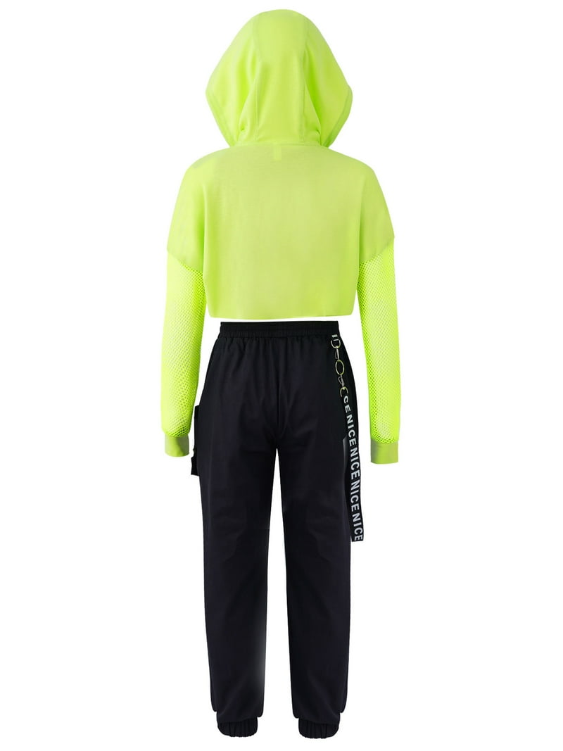CHICTRY Girls 3Pcs Jazz Hip Hop Dance Suit Costume Juniors Youth
