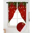 thumbnail image 5 of EcoNesxp Short Half Kitchen Curtain Window Treatments 28" x 36", 5 of 5