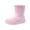 Pink, variant on HAOTAGS Rain Boots for Women, Waterproof Rainy Day Wear Casual Shoes Black 6