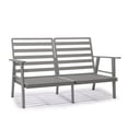 thumbnail image 6 of LeisureMod Walbrooke 3-Piece Patio Set with Grey Aluminum Frame, 6 of 13