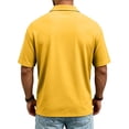 thumbnail image 4 of Mens Polo Shirts Summer Golf Beach Short Sleeve Collared Quick Dry Lightweight Regular Fit Shirt, M, 4 of 8