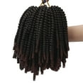 thumbnail image 5 of SHCKE Dreadlock Wigs 8" Pre-twisted Spring Twist Braids Synthetic Braiding Short Wigs Twist Braided Wigs for Women, 5 of 5
