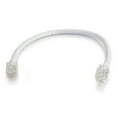 thumbnail image 2 of C2G Cat5e Non-Booted Unshielded (UTP) Network Patch Cable - patch cable - 6 in - white, 2 of 5