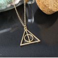 thumbnail image 1 of Film Cinéma Chaud Harry potter les Reliques de la Mort Collier Pendentif en Métal et Or Cadeau, 1 of 5