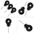 thumbnail image 1 of Ring Insulators  Fence Rings  Electric Fence Rings  Fence Ring Insulator  Fence Screw Insulator 100pcs Short Screw Type Ring Insulator Electric Meadow Fence Post Accessory, 1 of 8