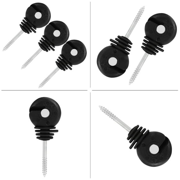 Fence Screw Insulator100pcs Short Screw Type Ring Insulators Fence Ring Insulator Exceptional Craftsmanship