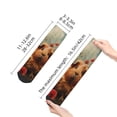 thumbnail image 4 of Pofeuu Rose Cute Guinea Pig Print 30cm Socks, Adult Running Hiking Socks for Youth and Adult, 4 of 7