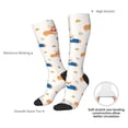 thumbnail image 4 of Hirioo Corgi Dog And Heart for Adult Stockings Breathable Sock Non-Pilling,Contrasting Color Design, 4 of 6