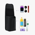 thumbnail image 6 of jiaping Car Seat Side Organizer Adjustable Strap PU Leather Car Backseat Organizer Black, 6 of 9