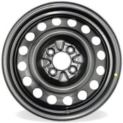 15" Single 15X5.5 Black Steel Wheel For Nissan Versa 2013-2019 OEM Design Replacement Rim