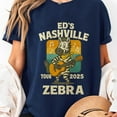thumbnail image 2 of Ed's Nashville Tour 2025 Zebra T-Shirt, 2 of 3
