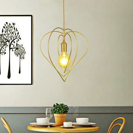 

PhoneSoap Nordic Modern For Dining Bedroom Pendant Light Rotating Heart Living Room Home Decor As shows