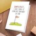 thumbnail image 4 of Funny Golf Birthday Card for Men, Happy Birthday Card for Golfer, Humorous Sports Birthday Card for Dad Uncle Husband Brother, I Hope Today Is Your Best Birthday By Par, 4 of 7