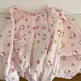 thumbnail image 6 of Hello Kitty Round Neck Pajamas Kawaii Sweet Cute Cartoon Home Clothes Set Gift, 6 of 18