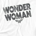 thumbnail image 2 of Wonder Woman Star Logo Women's Boxy Cropped T-Shirt Casual Graphic Tee, 2 of 4