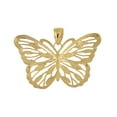 thumbnail image 4 of 14K Yellow Gold and Rhodium Butterfly Pendant Charm, 4 of 8