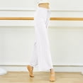 thumbnail image 3 of WILLBEST Pantalones de Pierna Ancha, Cintura Alta, Rectos, Para Entrenamiento de Danza Moderna, Estilo Clásico, Pantalones Casuales Para Mujer, Yoga, Elásticos, Adecuados Para Cualquier Ocasión., 3 of 4