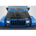 thumbnail image 1 of 2007-2018 Jeep Wrangler Carbon Creations Viper Look Hood - 1 Piece, 1 of 7