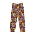 thumbnail image 4 of Xecao Daisies Flowers Men's Straight Lounge Pajama Pants: The Ultimate in Comfortable Sleepwear, 4 of 9