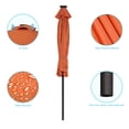 thumbnail image 5 of CHYVARY 7.5ft LED Patio Umbrella Round Market Outside Table Umbrella for Deck, Poolside and Patio, Park& Garden,Carrot orange, 5 of 9