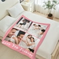 thumbnail image 5 of JML Custom Soft Flannel Blanket - Personalized Photo & Text Throw, Blankets & Throws 40"x50" for Family, Pets, & Adults, 5 of 6