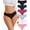 B+B+r+g+w+p, variant on Cotton Underwear for Women Sexy Panties Lace Hipster Low Rise Breathable Womens Cheeky 6 Pack S-XXL
