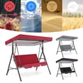 thumbnail image 1 of Replacement  Only Patio Swing  Porch Top Cover Outdoor Seat Furniture(NO Swing frame), 1 of 9