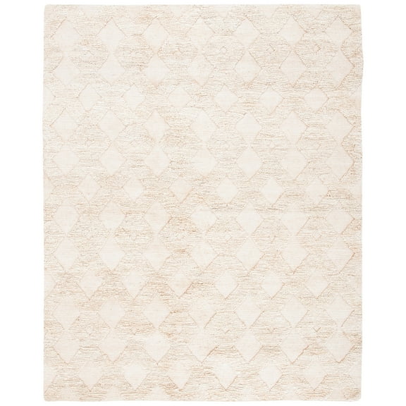 SAFAVIEH Natural Fiber Hermite Solid Area Rug, Ivory, 8' x 10'