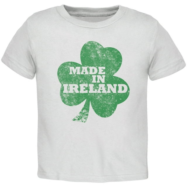 St. Patricks Day - Made In Ireland White Toddler T-Shirt