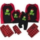 thumbnail image 2 of Conjuntos de pijamas navideños familiares a juego Grinch 2024, pijama de Grinch con parte superior y pantalones de pijama a cuadros, pijama de Grinch para niños y adultos para la familia, 10 Años, 2 of 4
