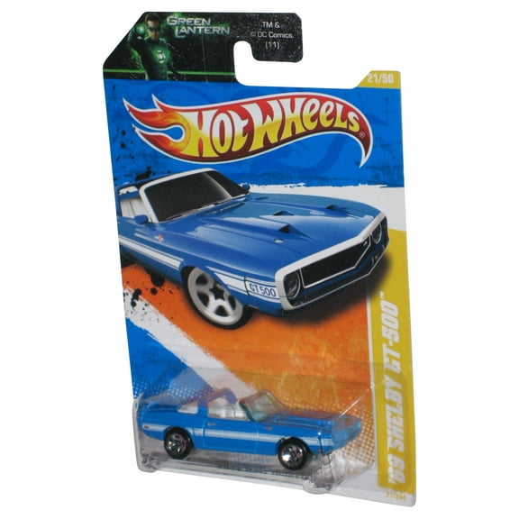 Hot Wheels 2011 New Models 21/50 Blue '69 Shelby GT-500 Car 21/244