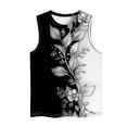 thumbnail image 3 of Womens Tank Tops Loose Fit Summer Cute Graphic Sleeveless Shirts Casual Workout Basic Tunic Blouse Vacation Outfits, 3 of 3