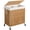 Natural, variant on Laundry Hamper with Wheels, Handwoven Rolling Laundry Basket with Lid, Clothes Hamper with Divided Removable Liner Bag, 115L Large Capacity Laundry Sorter Laundry Room Organization, Natural