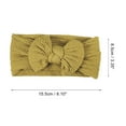 thumbnail image 4 of Unique Bargains 1 Pc Classic Fashion Bow Headbands for Girls 6.10"x3.35" Yellow, 4 of 6