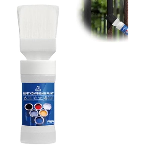 Rust Converter - Rust Remover for Metal, 2025 New 4-in-1 Rusts Conversion Paint for Metal, Weatherproof, Long-Lasting Protection (Black,180g)