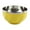 Yellow, variant on Green Insulated Double Layer Stainless Steel Bowl, Household Multipurpose Bowl for Hot and Cold Food, Easy to Clean and Long-Lasting