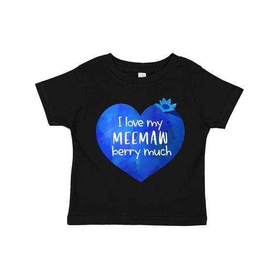 Inktastic I Love My Meemaw Berry Much Boys or Girls Toddler T-Shirt