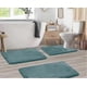 thumbnail image 1 of 2025 Bathroom Rugs Memory Foam Bath Mat Set For Bathroom, Non Slip Absorbent Velvet - Fast Drying –bathroom Rug And Contour Rug Set 3 Piece - Sky Blue, 1 of 4