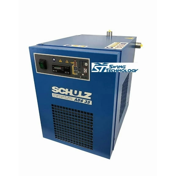 SCHULZ AIR COMPRESSOR DRYER 35 CFM- REFRIGERATED- NON CYCLING ADS 35