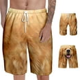 thumbnail image 2 of Toimothcn Casual Shorts For Men Funny Dog Printed Shorts Stretchy Waist Drawstring Soft Breathable Homewear Shorts Comfy Summer Clothes, 2 of 7