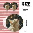 thumbnail image 2 of White Cat Surrounded By Butterflies of Fantasy Art - Christmas Ornament Xmas Keepsake Ceramic Ornaments Holiday Decorations for Tree Christmas Gift Ideas 2.95in, 2 of 6