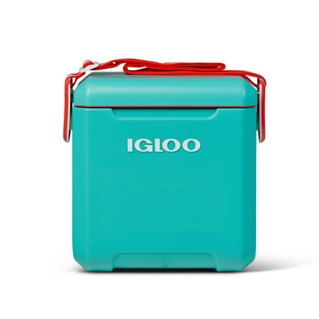 UPC: 0034223328689 | Igloo 11 QT Tag-Along Hard Sided Cooler Teal and Red